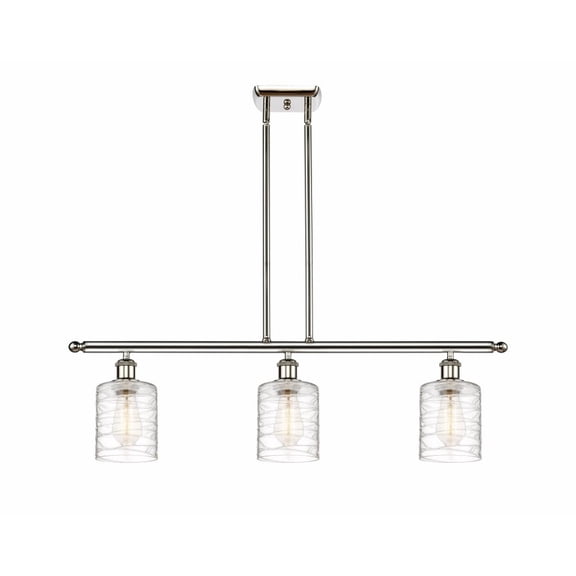 Innovations Lighting - Cobbleskill - 3 Light Island In Art Nouveau Style-10