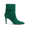 thumbnail image 3 of BLISSFUL STEP Bottines à Talons Aiguilles Pointus pour Femmes Vert 7, 3 of 7