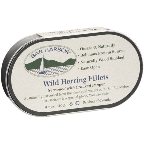 Bar Harbor Wild Herring Fillets, 6.7 oz by Bar Harbor Foods