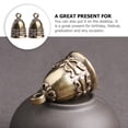 thumbnail image 3 of BESTYASH 2Pcs Diy Brass Decor Golden Brass Bell Key Buckle Home Decoration for Friends, 3 of 7
