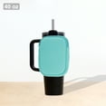 thumbnail image 3 of Unique Bargains 1 Pc Durable Water Bottle Pouch with Single Pocket Neoprene Fabric Teal, 3 of 6