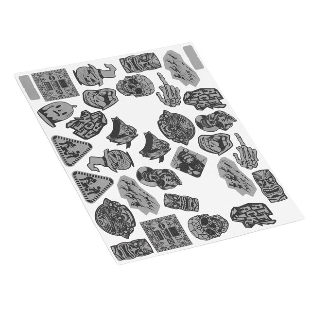 Bike Night Stickers, Waterproof Bicycle Reflective Stickers Single Use For Motorbike