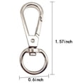 thumbnail image 5 of Outdoor Sports Gear Holder Keyring 3-Pack Carabiner Keychain Metal for Key Finder Multifunctional Accessory 3PCS, 5 of 5
