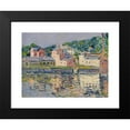 thumbnail image 2 of Gustave Loiseau 24x18 Black Modern Framed Museum Art Print Titled - La Berge, Pontoise (circa 1910), 2 of 5