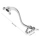 thumbnail image 2 of KALLORY Motorcycle Rear Brake Lever Plated Silver Aluminum Alloy Foot Pedal for Dirt Bike Riding, 2 of 7
