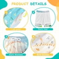 thumbnail image 3 of joogoo Baseball with Leaf Boys Swim Trunks Beach Swimsuit Shorts Boxer 9-11Y, 3 of 8
