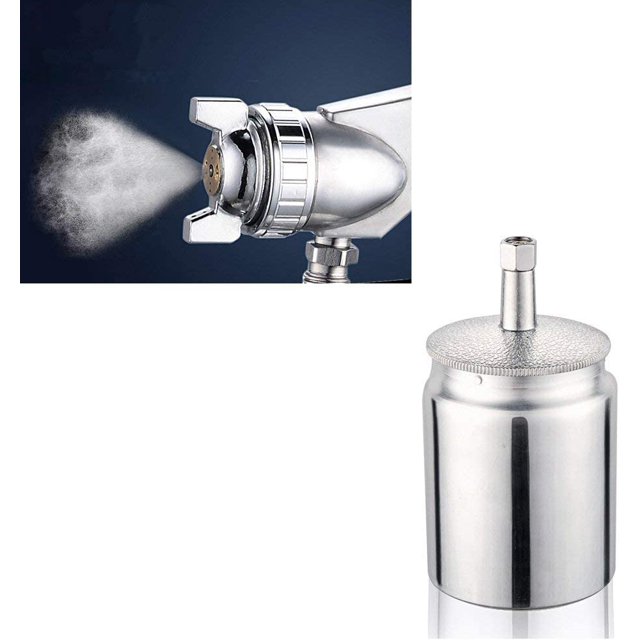 Pistola de pintura de succión, pulverizador de aire, boquilla de acero inoxidable de 3,0mm, herramienta de pintura con aerógrafo de capacidad de 1000ml para pintura de muebles de coche, pulverizador de pintura manual LingWen 8390612104091