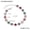 Round Steel Color Bracelet, variant on European And American Ins Style Love Shiny Zircon Stitching Bracelet Light Luxury Temperament