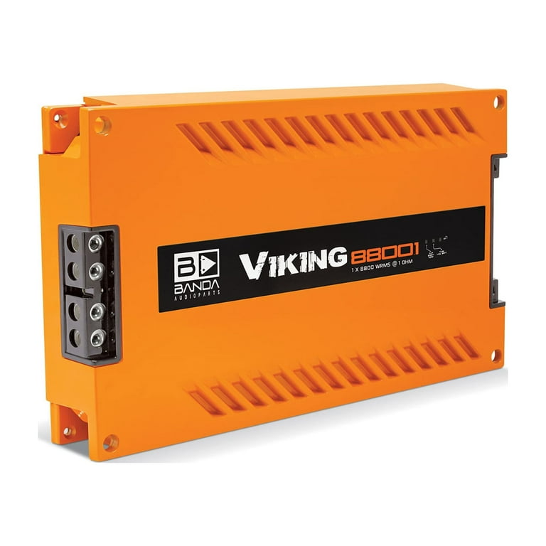 VIKING One Channel 11000 Watts Max @ 1 Ohm Car Audio Mono