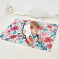 thumbnail image 2 of Pioneer Flower Floral Print Pattern Blanket,Comfortable Soft Flannel Throw Blanket,All Season,Warm Lightweight Blankets for Sofa Bed Couch Living Room Chair,30"x40", 2 of 4