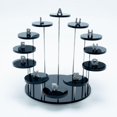 thumbnail image 3 of 12 Piece  Acrylic Ring Jewelry Display Stand Multi-layer  Jewelry Display Station - White, 3 of 9