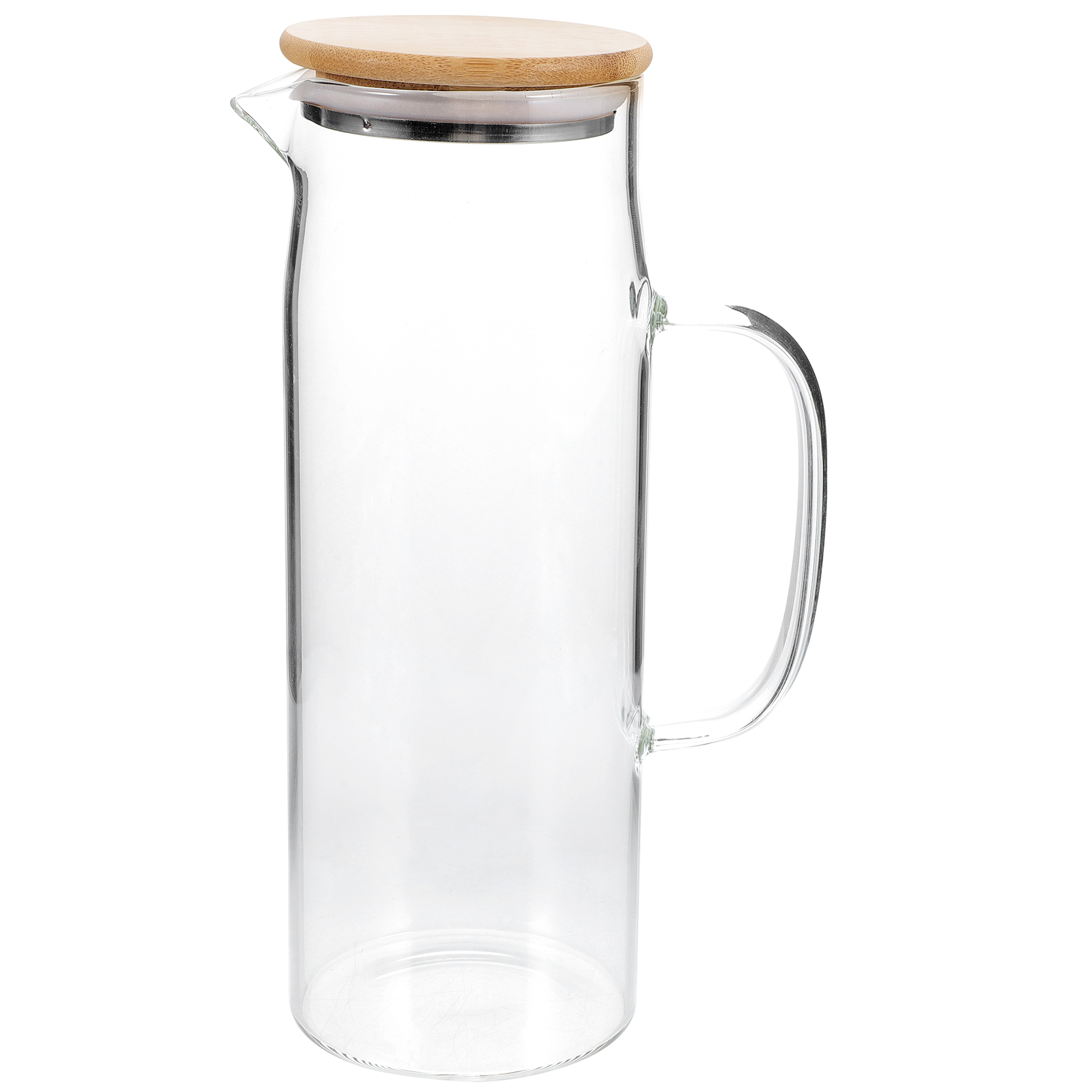 Pitcher With Mixer Plunger Water Pitcher Glass Kitchen Water Dispenser