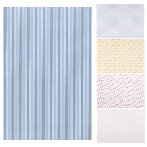 Doll House Wallpaper Mini Wallpapers Self-adhesive Peel and Stick Sticker 5 Sheets