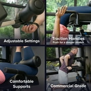Teeter DEX Inversion & Core Training System – Multi-Functional Decompression Roman Chair Hyperextension Bench for Ab, Back, and Core Strength; Commercial-Grade 350 lb-Rated Home Exercise Equipment