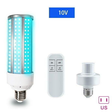 

Uv 60W Lamp Led Uvc Bulb E27 Household Light Bulbs With Remote Control For Home