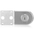 thumbnail image 2 of Cerradura elegante kangjianwuwushu para puerta de vidrio simple Hierro Inoxidable, 2 of 10