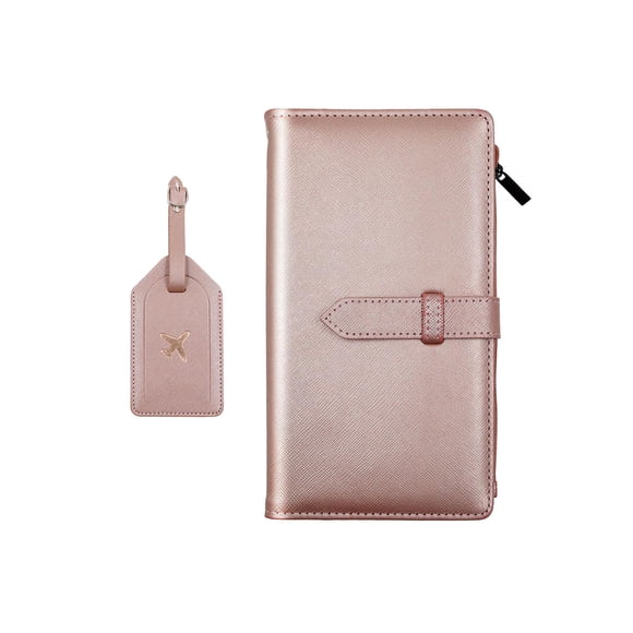 Funda para tarjetero para mujer con etiqueta de equipaje CUTICAT Cubierta de pasaportes