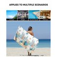 thumbnail image 5 of Teal Blue Coastal Towel Set of 3, Soft Microfiber Bath Towels, Hand Towel, Washcloths, Summer Beach Starfish Shell Coral Nautical Quick-Dry Absorbent Towels for Bathroom Kitchen Hotel Beach Gym Spa, 5 of 7