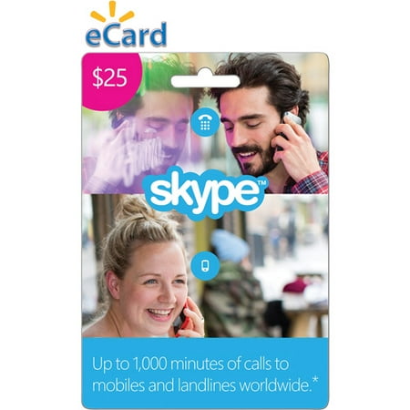 SKYPE $25 Prepaid eGift Card (Email Delivery)