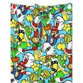 thumbnail image 3 of Super Mario Brothers Luigi Bowser Mens Button Fly Cotton Pajama Sleep Pants MF21595PT, 3 of 7