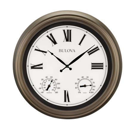 Bulova Clocks Model C4886 Vineyard, Bronze