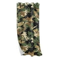 thumbnail image 2 of Blackout Curtains Window Curtain for Bedroom Living Room 1 Panel 82"x52" Green Brown Camouflage, 2 of 8