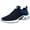 Blue-T, variant on CHICVOMEY Casual Fashion Walking Shoes for Men Breathable Mesh Running Shoes Comfortable Sneakers Cushioned Non-Slip Tennis Sneakers