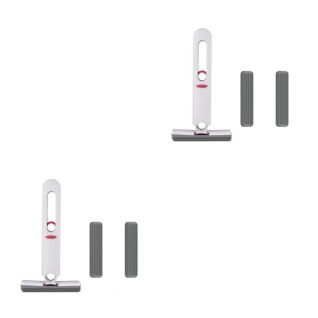 Moyic Mini fregonas exprimibles portátiles, fregonas limpias, esponja de vidrio para ventana de baño, herramientas de limpieza estirables Type1 NO1