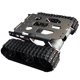 thumbnail image 1 of Chasis de tanque inteligente con absorción de impactos de luz de doble motor, juguete educativo de bricolaje para niños y adultos, fácil de montar Baoblaze Robot Tank Chassis, 1 of 8