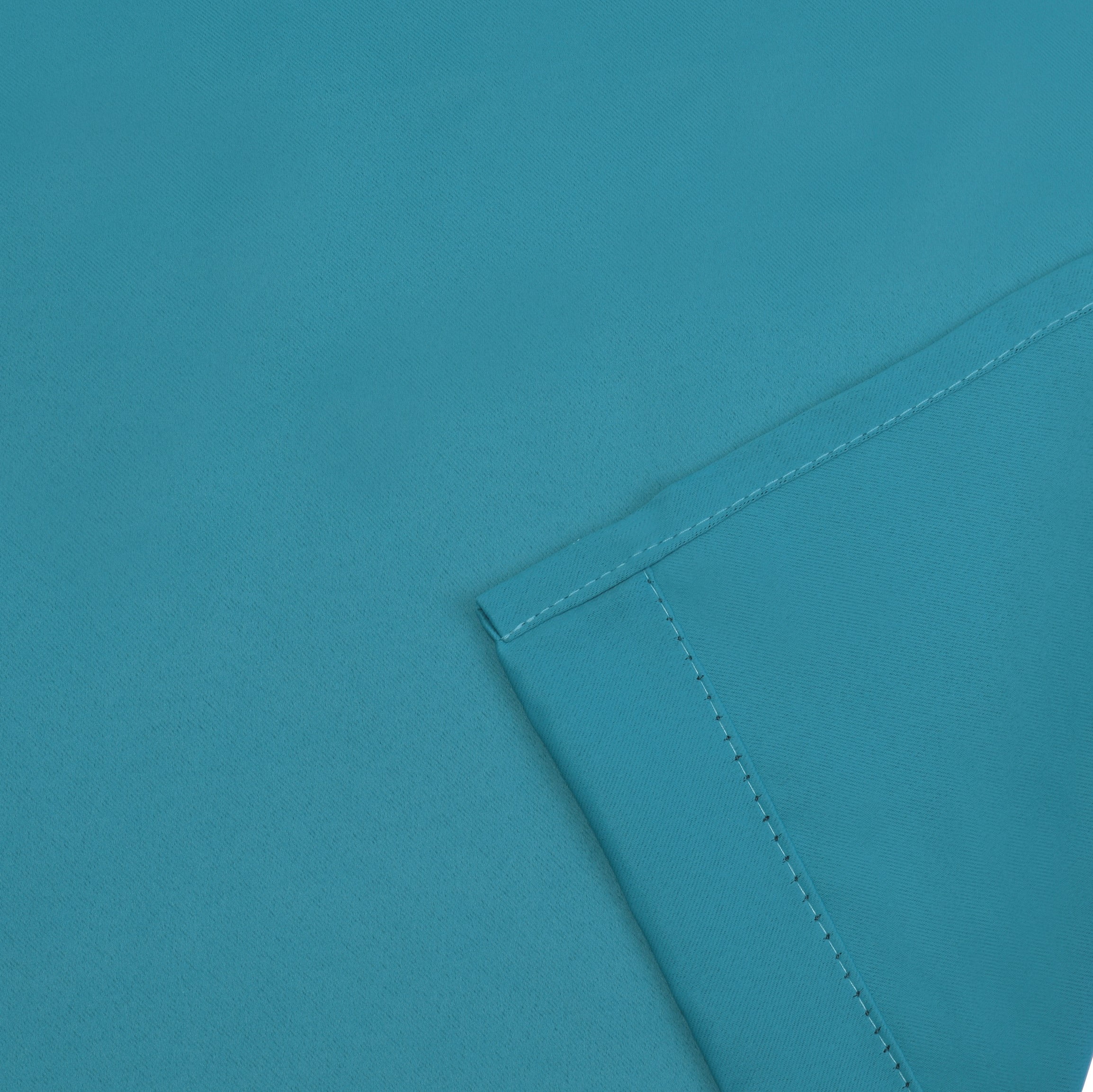 Blackout Solid Curtain Panels, Set of 2, 52" x 108", Aqua