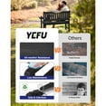thumbnail image 6 of WINSOON All-Weather HIPS Outdoor Garden Bench, 56" Adirondack Outdoor Patio Bench -Black, 6 of 7