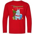 thumbnail image 3 of Inktastic I Want a Hippopotamus for Christmas Long Sleeve Youth T-Shirt, 3 of 5