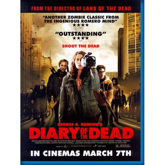 Diary Of The Dead Movie Poster 16x24 Unframed, Age: Adults Western Graphic