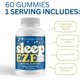 thumbnail image 4 of LZHF Sleep Eze - Natural Sleep Support - Valerian Root, Passion Flower, 5-HTP, Melatonin - Non-Habit Forming - Sleeping Support Supplement - (60 Capsules), 4 of 5
