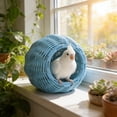 thumbnail image 2 of Viflosae Bird Cage Parrot Cage Small Birds Woven Sleeping Fossa A Comfortable Hammocks-style Birdhouse A Sleeping Place for Birds Suitable for Parrots and Other Small Pet Birds, 2 of 7