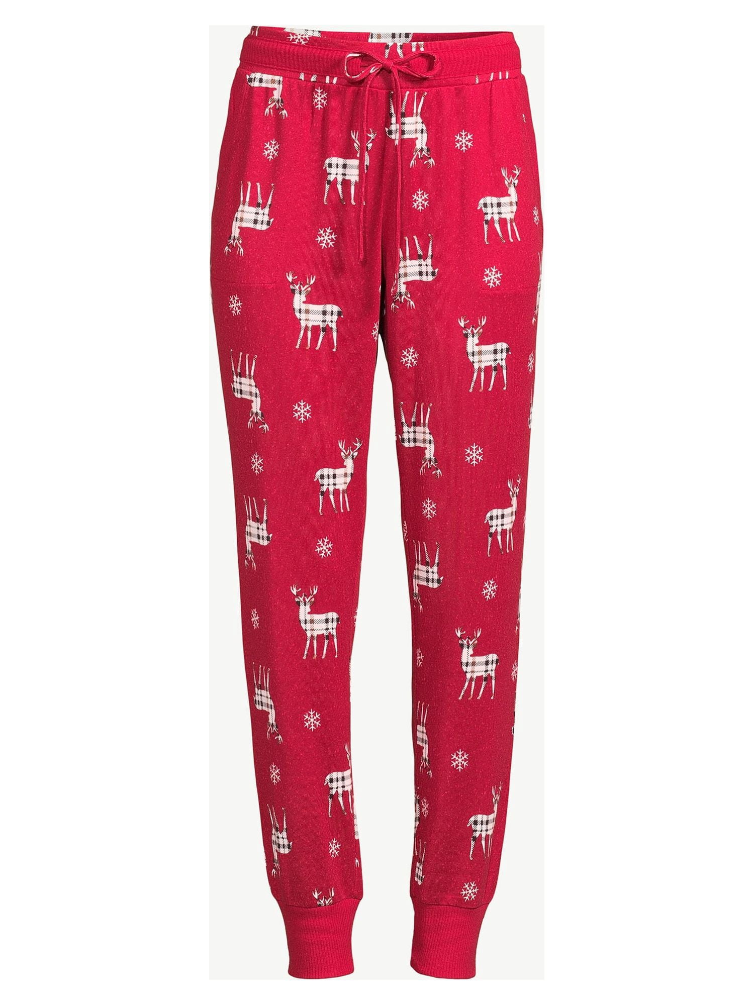 Joyspun Women's Hacci Knit Sleep Joggers, Sizes S to 3X