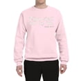 thumbnail image 2 of Wild Bobby, Thou Shall Not Try Me Mood 24:7, Inspirational/Christian, Unisex Crewneck Graphic Sweatshirt, Light Pink, Medium, 2 of 4