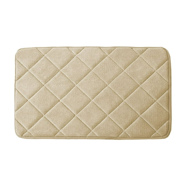 Yhmxh Alfombrillas de baño para baño Alfombra de baño Alfombra antideslizante para puerta de baño, para el hogar, con esponja absorbente, para cocina y baño Decoración del baño