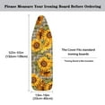 thumbnail image 5 of HELLHERO Sunflowers Ironing Board Cover, Soft Ironing Board Cover, Non Stick Scorch and Stain Resistant Standard Size 15x54 Inch with Elastic Edges, 5 of 5