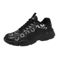 thumbnail image 2 of Lace Flower Embroidered Sneakers for Women Platform Sneakers for Women Comfortable Casual Tennis Shoes Lace Up Fashion Walking Shoes, 2 of 8