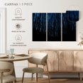 thumbnail image 4 of Elephant Stock Gothic Forest Wall Art - Horizontal Multi Panel Canvas - Living Room Wall Decor - Gothic Multi Panel - Black And Blue Decor - 45" x 28", 4 of 4