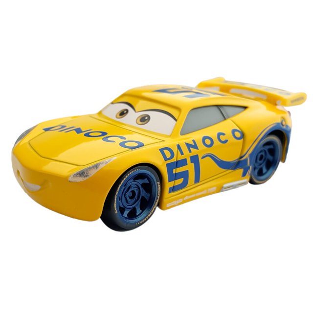 Disney-mini vehículo tractor de Metal para niños, Cars 2 y 3, Pixar, Rayo McQueen, Mater, Jackson Storm Ramirez, escala 1:55, regalo para niños hola suerte unisex
