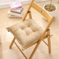 thumbnail image 1 of Nvzi Seat Cushion Garden Patio Home Kitchen Office Thicken Comfy Seat Cushion, camel 20x20, 1 of 1