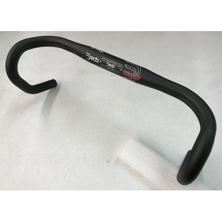 Deda Newton Black 31.7X44 Anatomic Road Bars, Bicycle Handlebars Road
