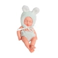thumbnail image 2 of Xihbxyly Muñeca Bebé Renacida, Vinilo Suave, Apariencia Realista, Extremidades Ajustables para Posar, Accesorio de Fotografía Perfecto, Gran Regalo para Fiestas, 7.48 Pulgadas, Incluye Chupete y Ropa, 2 of 7