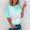 A_ Green, variant on Womens Summer Tie Dye Shirts Plus Size Short Sleeve Shirts V Neck Tops Fashion Gradient Tee Shirt Club Party Blouse Clothes Green XXXL