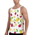 thumbnail image 3 of Rocae Strawberry and Lemon for Men's Workout Tank Top Men's Running Tank Top Dry Fit Athletic Workout Tank Tops3X-Large, 3 of 9