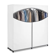 Whitmor Extra-Wide Clothes Closet - 60 Inch Portable Closet - White