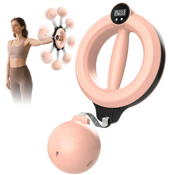 Digital Display Arm Workout for Men and Women, 360° Hand-Crank Forearm Trainer, Chest Trainer,Shoulders and Arm Muscle Training Fitness Equipment, Home Workout Equipment and Gym Workouts