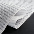 thumbnail image 5 of SAFAVIEH Whisper Zen Solid Runner Rug, Grey/Dark Grey, 2'2" x 8', 5 of 8